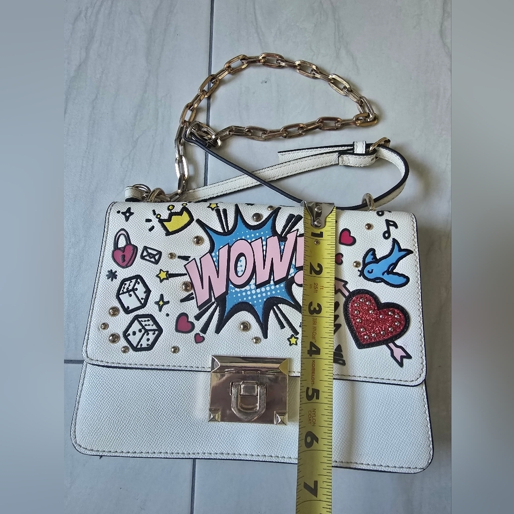 ALDOWow Konstantin Multi Pattern Purse Crossbody Shoulder BAG RARE! - Picture 6 of 15